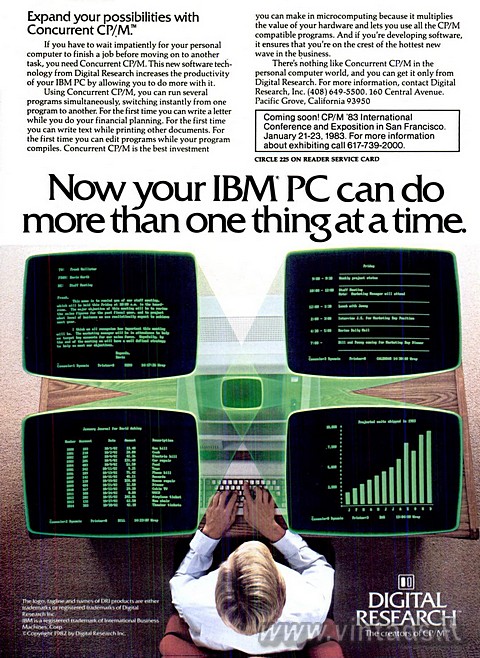 Now your IBM PC can do more than one thing at a time.
Expand your possibilities