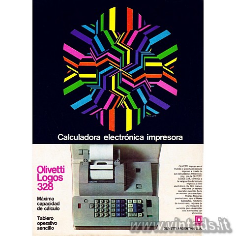 Calculadora electrónica impresora. Máxima capacidad de cálculo. Tablero opera