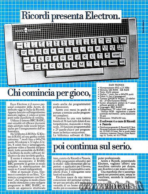 3248x4249 JPG Chi comincia per gioco, poi continua sul serio.
Ecco Electron: è il nuovo pers
