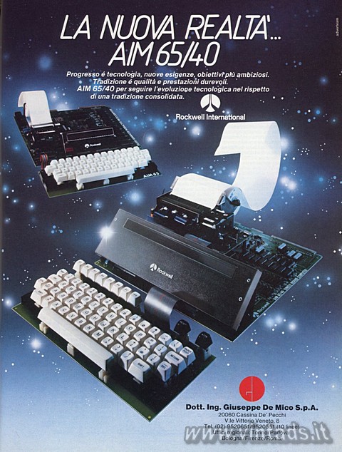 La nuova realtà... AIM 65/40
Progresso é tecno