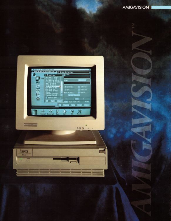 Il potente strumento multimediale "Authoring" per ogni scrivania.
Amiga