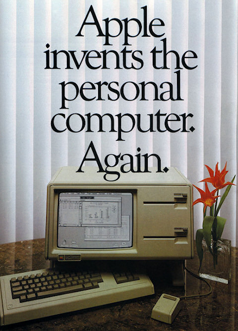 6 pagine
PDF MULTIPAGINA Apple invents the personal computer. Again.
Introducing Lisa. The personal comp