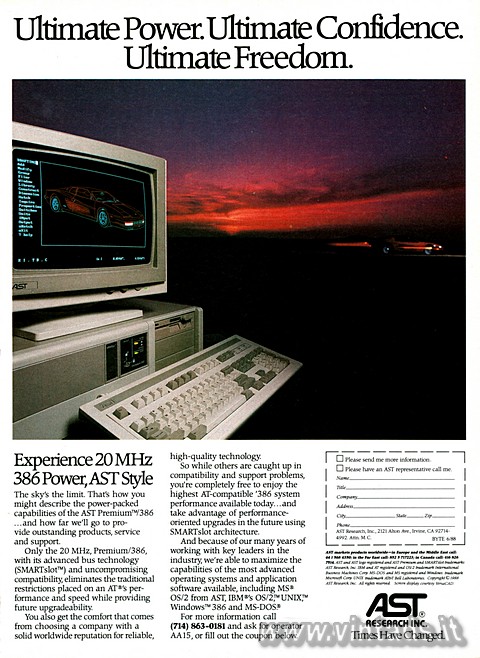 3098x4245 JPG Ultimate power. Ultimate Confidence. Ultimate Freedom.
Experience 20 MHz 386 po