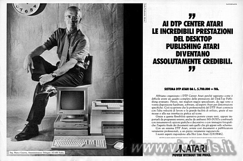 4779x3169 JPG Ing. Marco Guerra, Amministratore Delegato ATARI Italia.
AI DTP CENTER ATARI LE