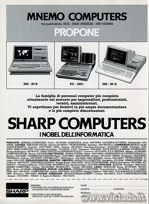 2377x3260 JPG MNEMO COMPUTERS
via panciatichi, 40/11- 50127 FIRENZE - 055/4378652
PROPONE
M