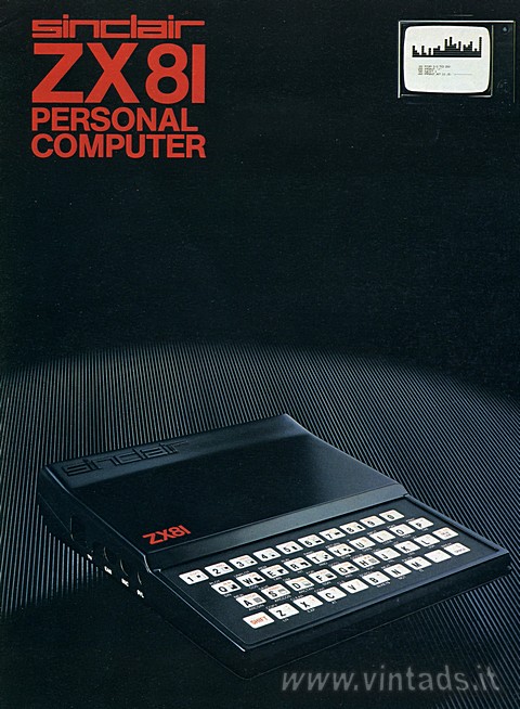 Sinclair ZX81 personal computer
Sinclair ZX81
Il