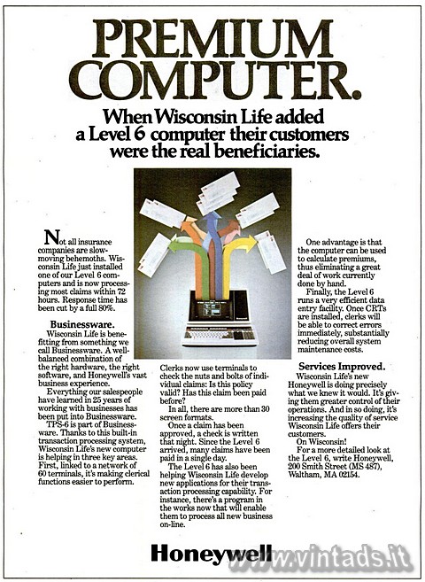 PREMIUM COMPUTER.
When Wisconsin Life added a Level 6 computer their customers 