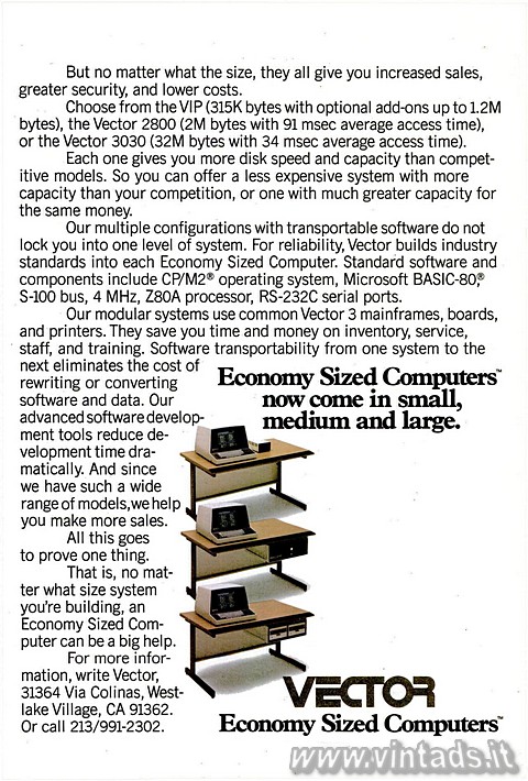 Economy Sized Computers now come in small, medium and large.

But no matter wh