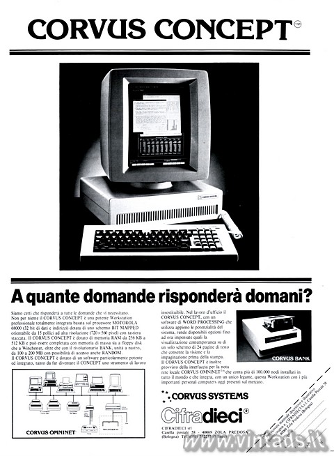 2403x3273 JPG Corvus ConceptTM
A quante domande risponderà domani?
Siamo certi che rispon