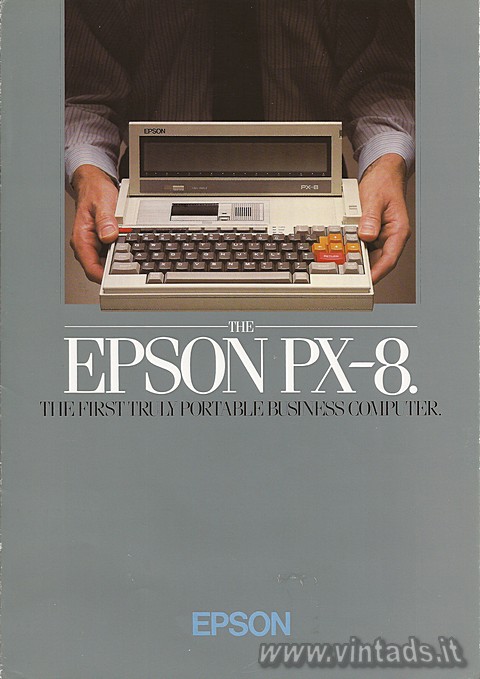 The EPSON PX-8.
The first truly portable business computer.
EPSON