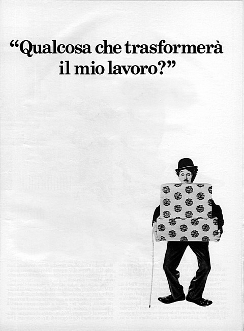 "Qualcosa che trasformerà il mio lavoro?"
Un Personal Computer IBM. Ni