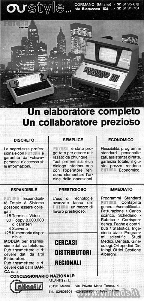 Un elaboratore completo
Un collaboratore prezioso