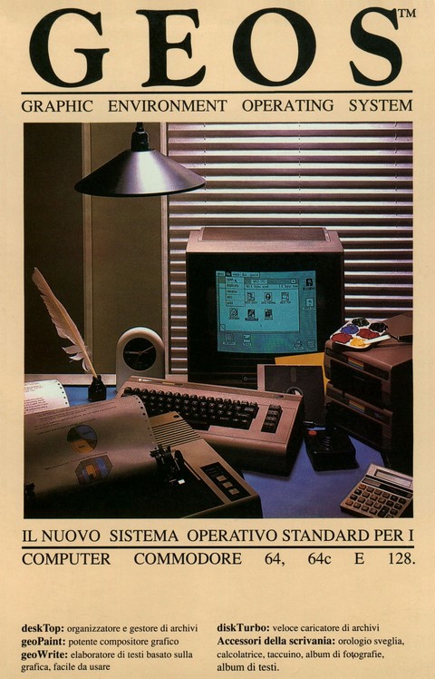 GEOS
GRAPHIC ENVIRONMENT OPERATING SYSTEM
IL NUOVO SISTEMA OPERATIVO STANDARD 