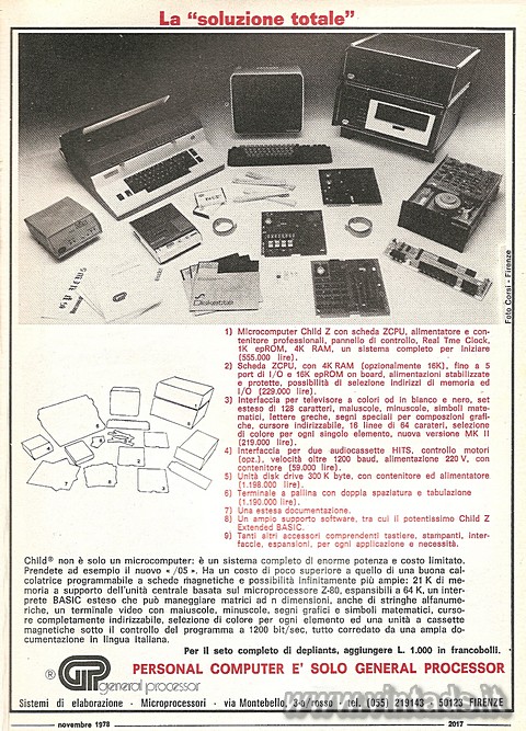 La "soluzione totale"

1) Microcomputer 