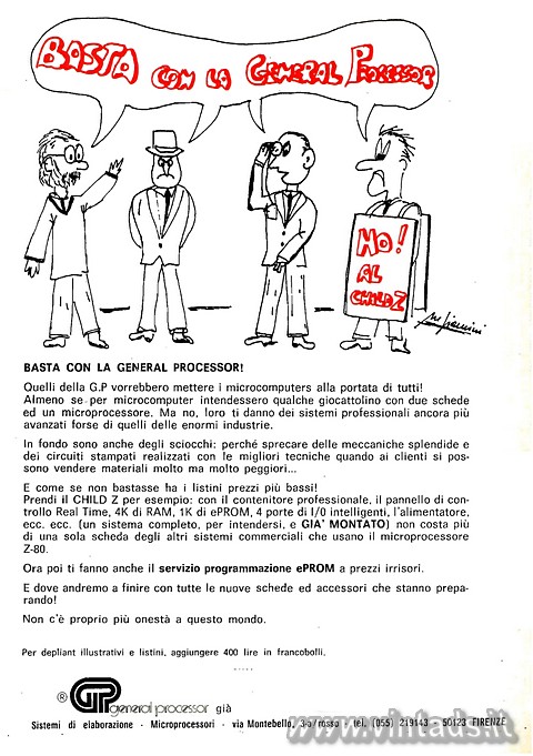 BASTA CON LA GENERAL PROCESSOR
NO AL CHILD Z

BASTA CON LA GENERAL PROCESSOR!