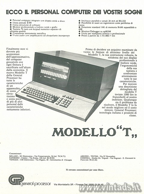 Ecco il pc dei vostri sogni... modello "T"