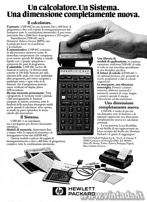 Un calcolatore. Un Sistema.
Una dimensione comple