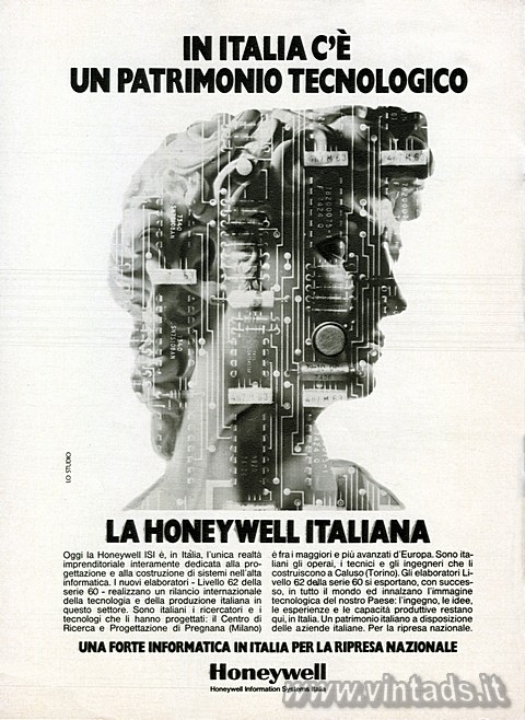 IN ITALIA C' UN PATRIMONIO TECNOLOGICO
LA HONEYWELL ITALIANA

Oggi la Ho