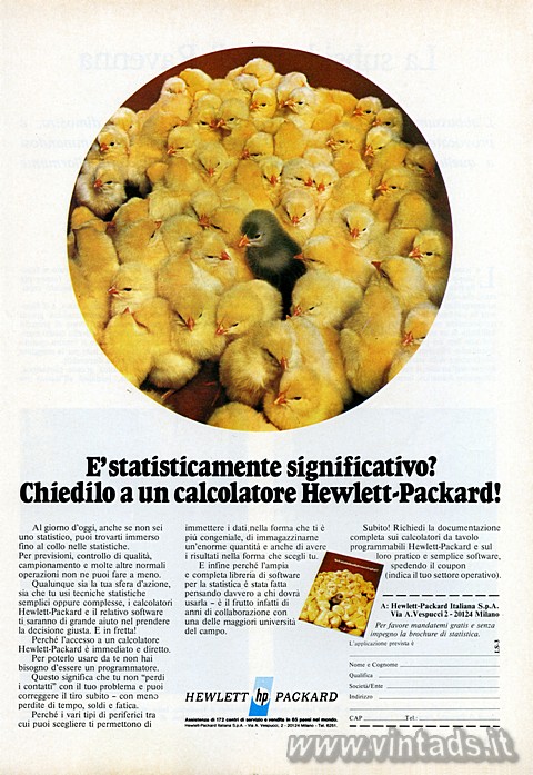 3148x4571 JPG E' statisticamente significativo?
Chiedilo a un calcolatore Hewlett-Packard