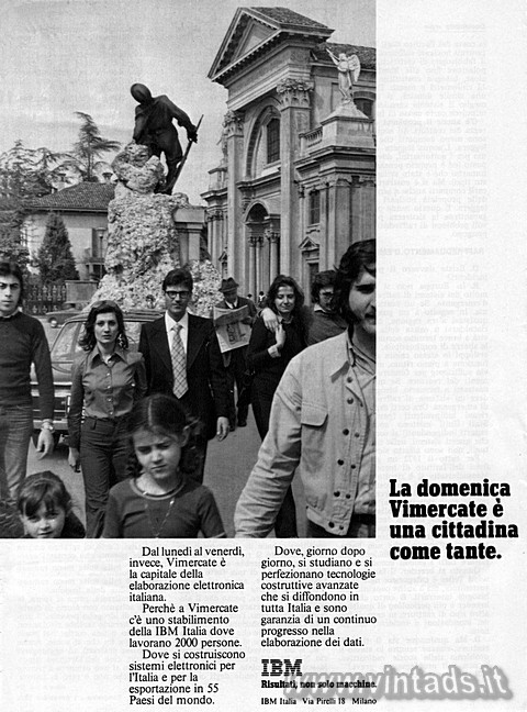 La domenica Vimercate è una cittadina come tante.