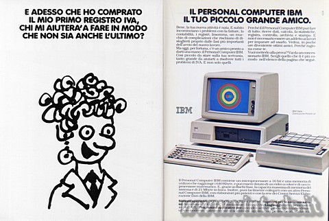 Il personal computer IBM, il tuo piccolo grande amico.