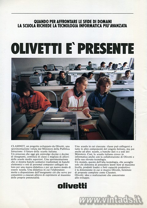 QUANDO PER AFFRONTARE LE SFIDE DI DOMANI LA SCUOLA RICHIEDE LA TECNOLOGIA INFORM