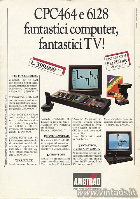 CPC464 e 6128, fantastici computer