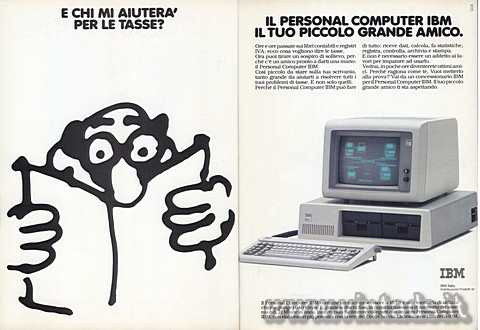 Il personal computer IBM, il tuo piccolo grande amico.