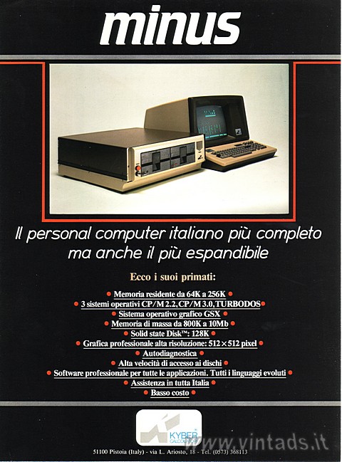 minus
Il personal computer italiano pi completo
