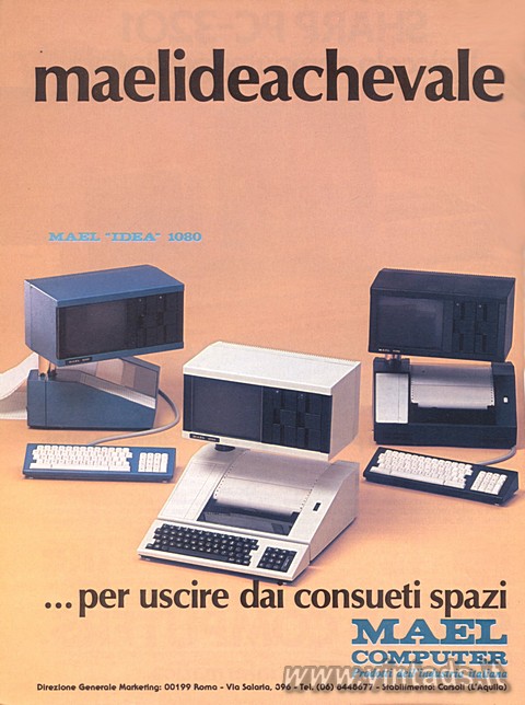 maelideachevale
MAEL "idea" 1080
...per uscire al consueti spazi
MAEL