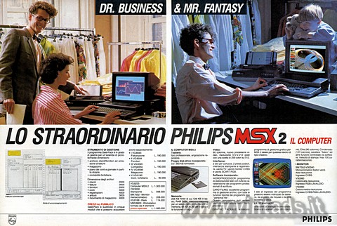 LO STRAORDINARIO PHILIPS MSX2 IL COMPUTER
Dr. Business & Mr. Fantasy
STRUM