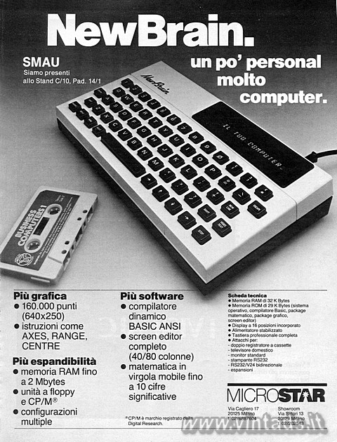 New Brain.
Un pò personal molto computer
I lett
