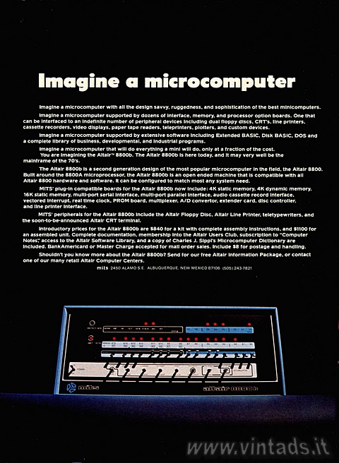 Imagine a microcomputer
Imagine a microcomputer w