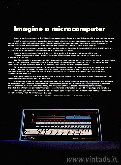 Imagine a microcomputer
Imagine a microcomputer with all the design savvy, rugg