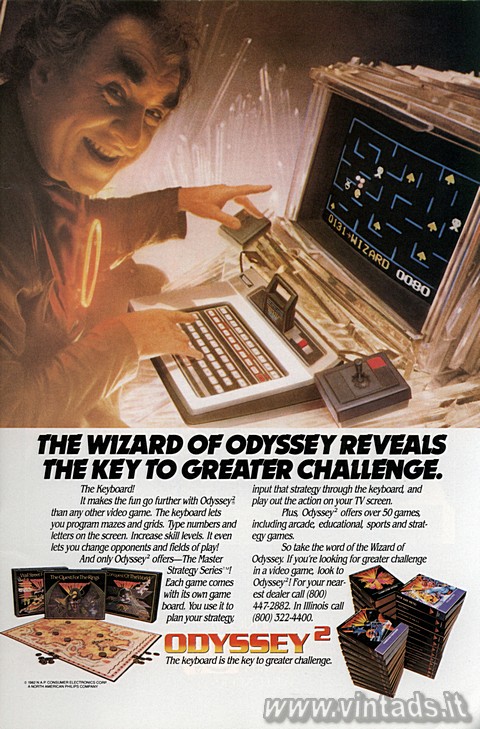 The Wizard of Odyssey Reveals The Key to Greater Challenge.
The Keyboard!
It m