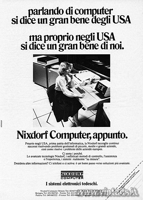 parlando di computer
si dice un gran bene degli USA
ma proprio negli USA
si d