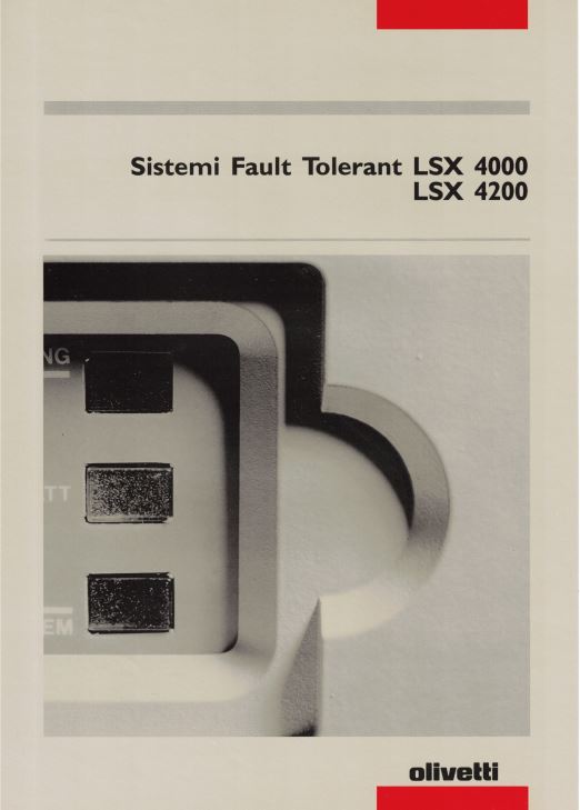 4 pagine
PDF MULTIPAGINA Sistemi Fault Tolerant LSX 4000, LSX 4200