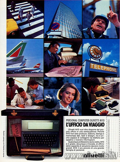 PERSONAL COMPUTER OLIVETTI M10
L'UFFICIO DA V