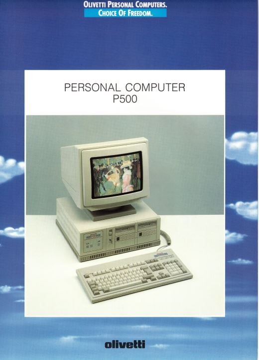 2 pagine
PDF MULTIPAGINA Personal Computer Olivetti P500