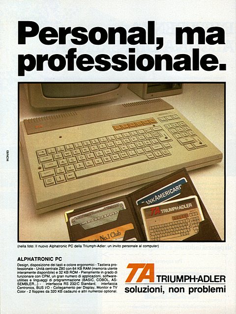 3124x4157 JPG Personal, ma professionale.
(nella foto: Il nuovo Alphatronic PC della Triumph-