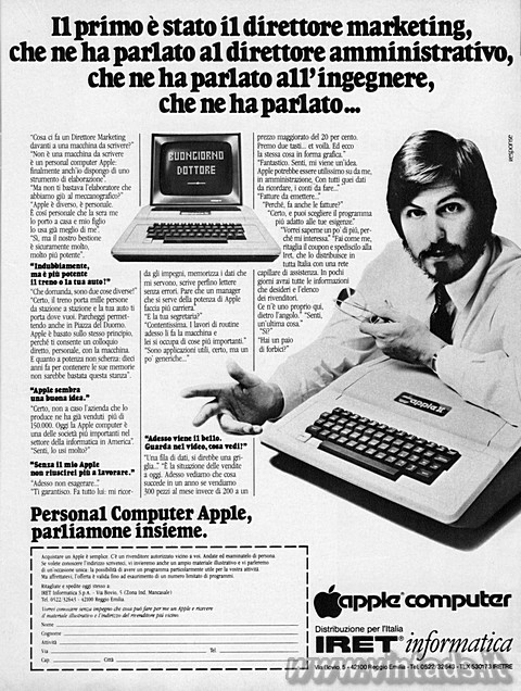 2377x3150 JPG
OGGETTO VISITABILE
NEL NOSTRO MUSEO Il primo è stato íi direttore marketing,
che ne ha parlato al direttore ammin