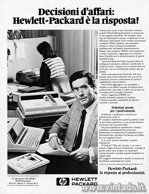 Decisioni d'affari:
Hewlett-Packard è la risp