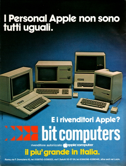 3196x4223 JPG
OGGETTO VISITABILE
NEL NOSTRO MUSEO I Personal Apple non sono tutti uguali.
E i rivenditori Apple?
bit computers,