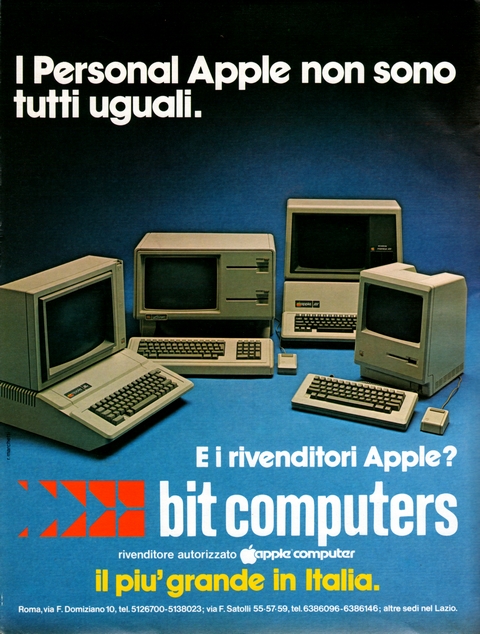 I Personal Apple non sono tutti uguali.
E i rivenditori Apple?
bit computers, 