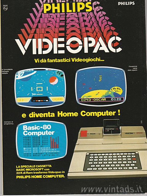 2480x3312 JPG
OGGETTO VISITABILE
NEL NOSTRO MUSEO Philips Videopac