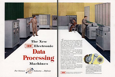 The New IBM Electronic Data Processing Machines
For Science Industry Defense
