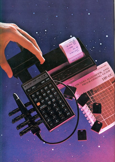 INTRODUCING THE HP-41C.
A CALCULATOR.
A SYSTEM.
A WHOLE NEW STANDARD.
The ne