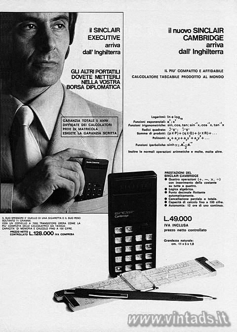 3140x4401 JPG il SINCLAIR EXECUTIVE arriva dall'Inghilterra
GLI ALTRI PORTATILI DOVETE ME