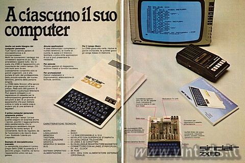 1 pagine
PDF MULTIPAGINA
OGGETTO VISITABILE
NEL NOSTRO MUSEO Sinclair ZX80 - A ciascuno il suo computer
Anche voi avete bisogno del computer