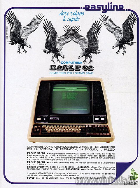 903x1212 JPG Easyline
Dove osano le aquile
Computhink eagle 32
COMPUTERS PER I GRANDI SPAZ